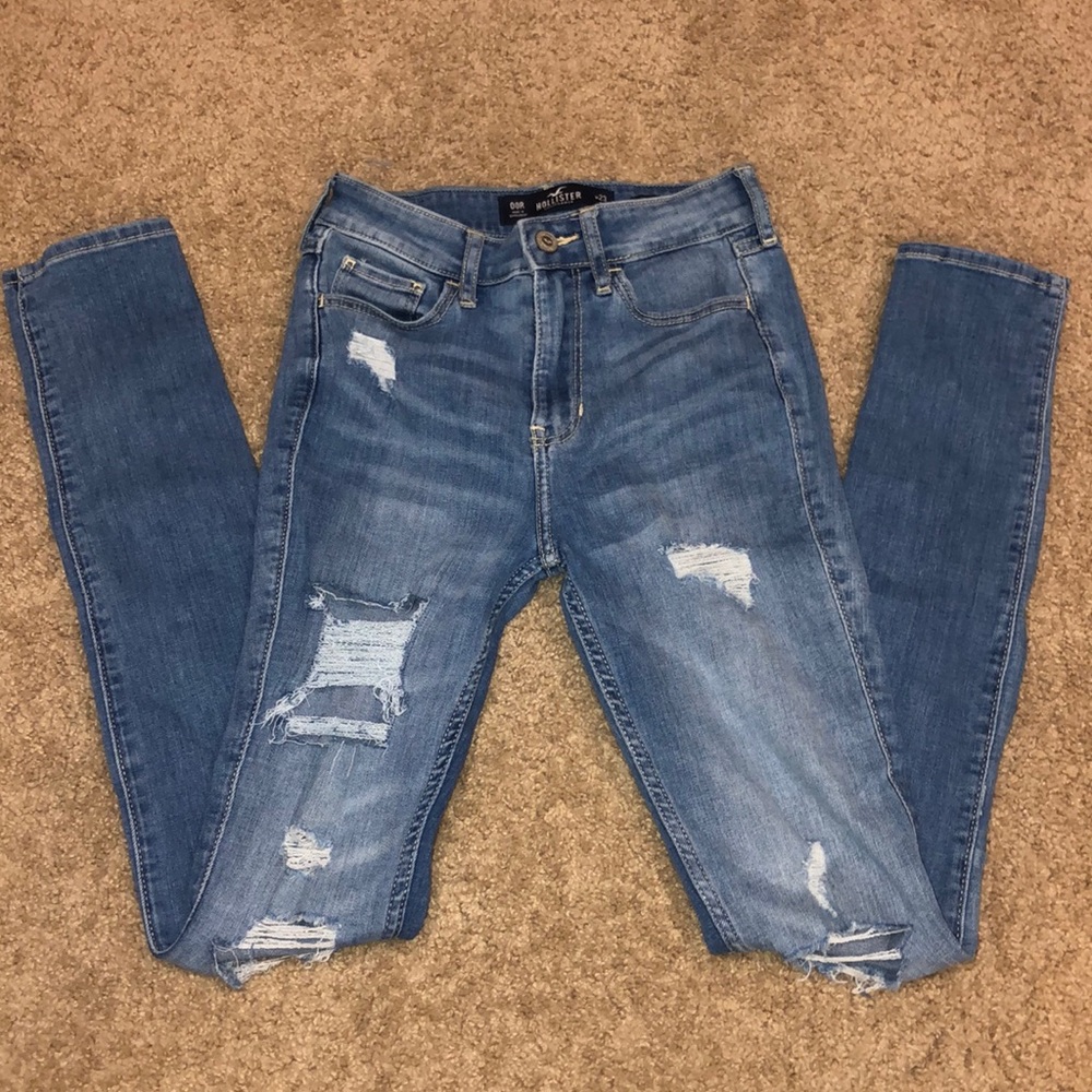 Hollister ripped jeans